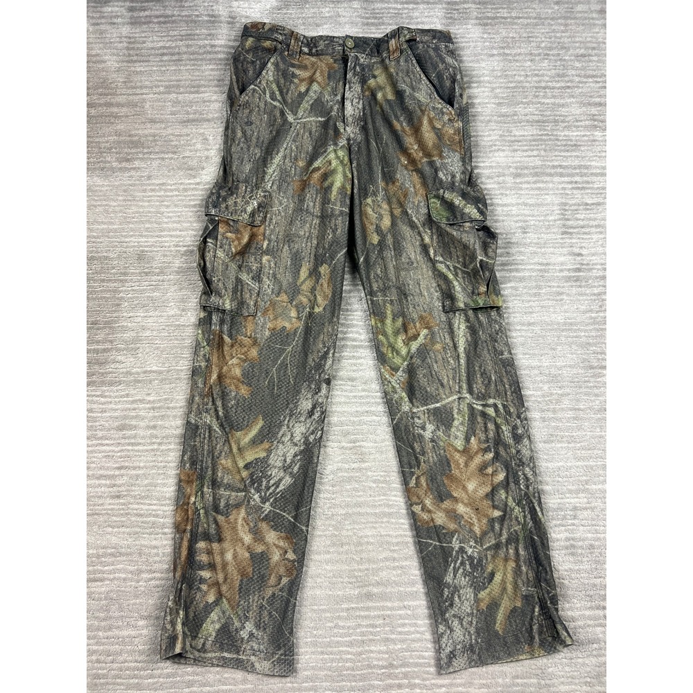 Rocky Cargo Pants Men M Camo Buzz Off Insect Shield Mesh Hunting Outdoor Utility